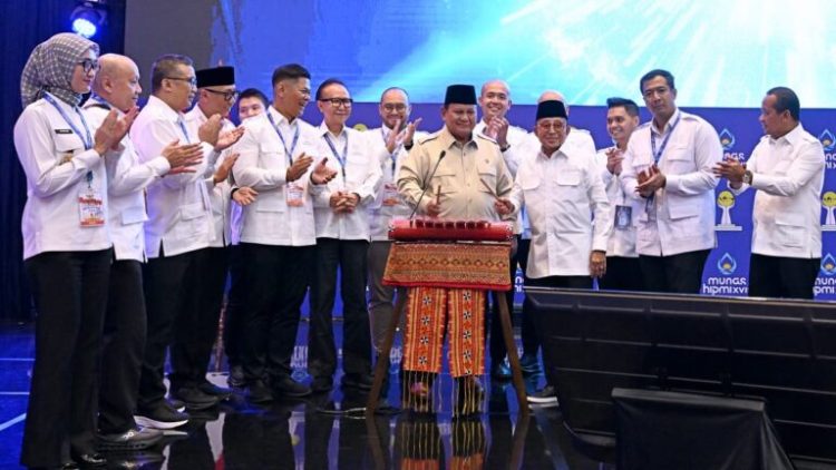 Presiden Prabowo Resmi Buka Munas XVIII HIPMI, Tekankan Nasionalisme sebagai Fondasi Kemajuan Ekonomi Bangsa