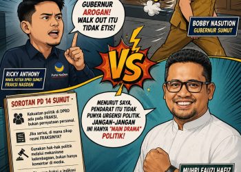PD 14 Sumut: Ricky Anthony Kritik Bobby Nasution, Tapi Fraksinya Diam, Jangan-jangan Sedang “Main Drama” Politik?